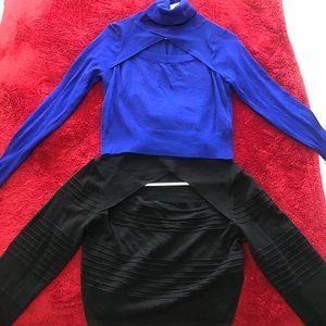 BUNDLE - Open Chest Long Sleeve Crop Tops